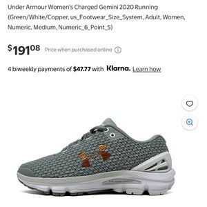 Under armour running shoes